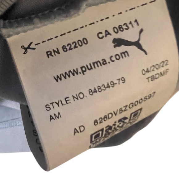 PUMA Women's Essentials Slim Crew Neck LIght Blue Dress Shirt, NWOT - Picture 6 of 8